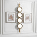 Uttermost Button Gold Mirror 9666