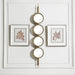 Uttermost Button Gold Mirror 9666