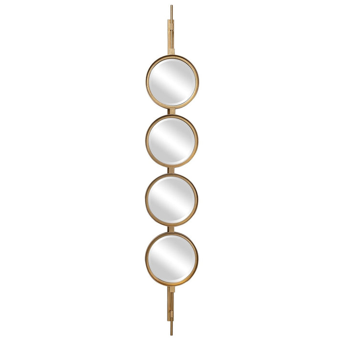 Uttermost Button Gold Mirror 9666