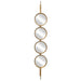 Uttermost Button Gold Mirror 9666