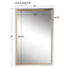 Uttermost Locke Chrome Vanity Mirror 9652