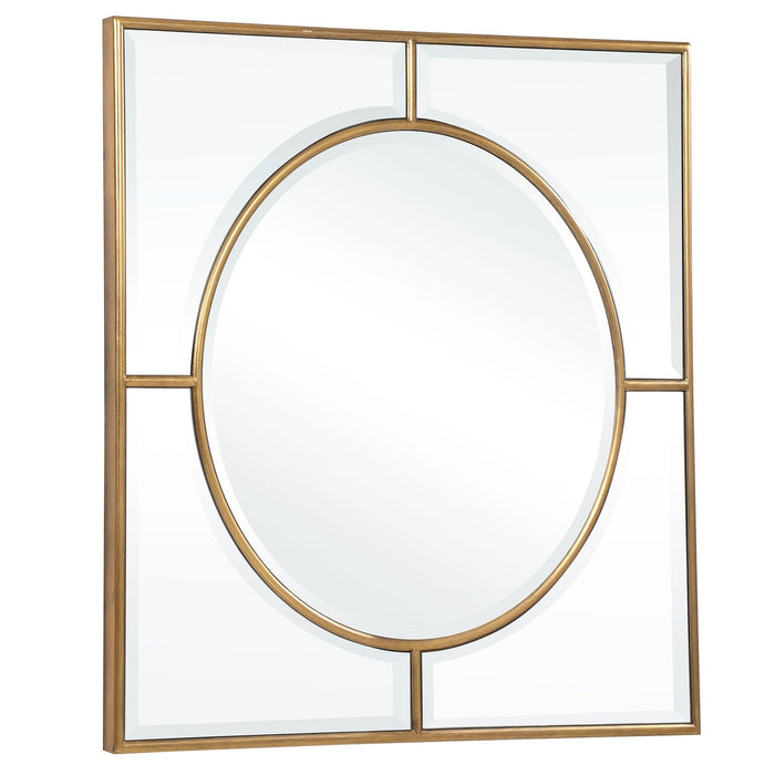 Uttermost Stanford Gold Square Mirror 9673