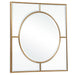Uttermost Stanford Gold Square Mirror 9673