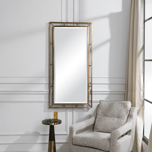 Uttermost Farrow Copper Industrial Mirror 9675