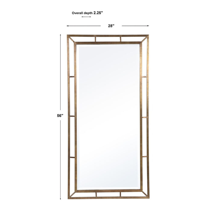 Uttermost Farrow Copper Industrial Mirror 9675