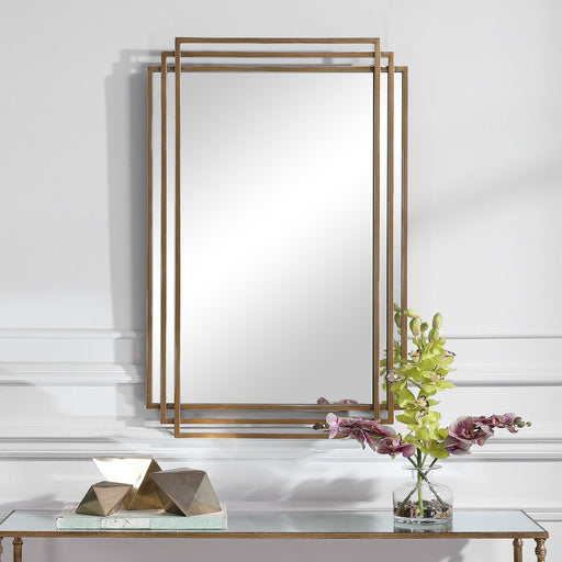 Uttermost Amherst Brushed Gold Mirror 9688