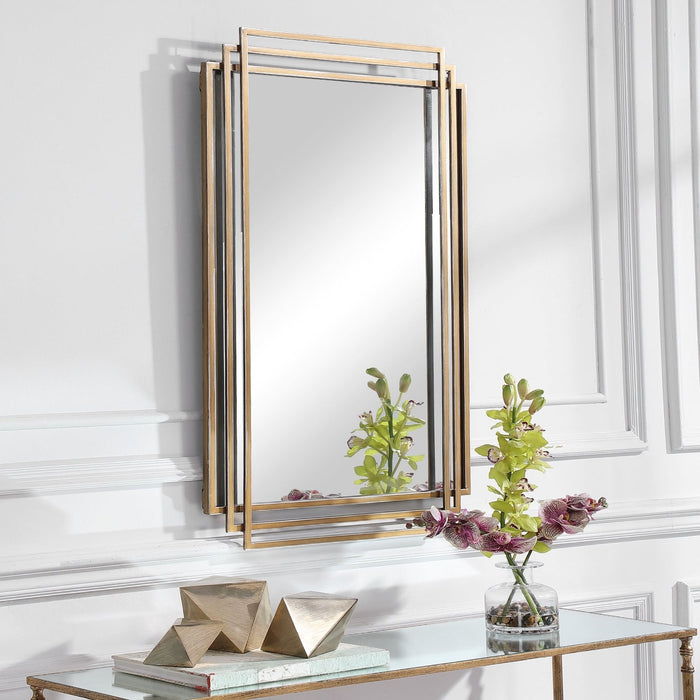 Uttermost Amherst Brushed Gold Mirror 9688
