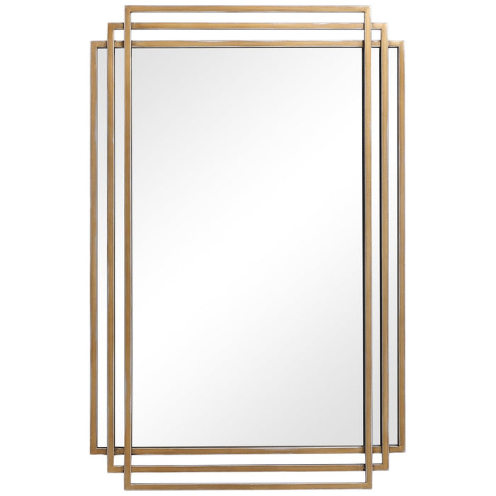 Uttermost Amherst Brushed Gold Mirror 9688