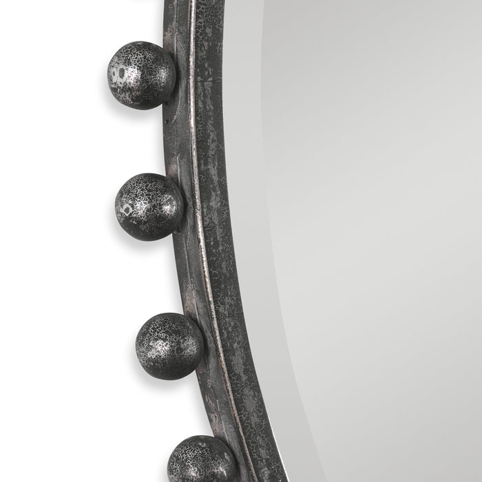 Uttermost Taza Round Iron Mirror 9691