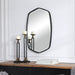 Uttermost Duronia Black Iron Mirror 9699