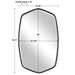 Uttermost Duronia Black Iron Mirror 9699