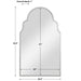 Uttermost Brayden Nickel Arch Mirror 9697