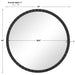 Uttermost Dandridge Round Industrial Mirror 9702