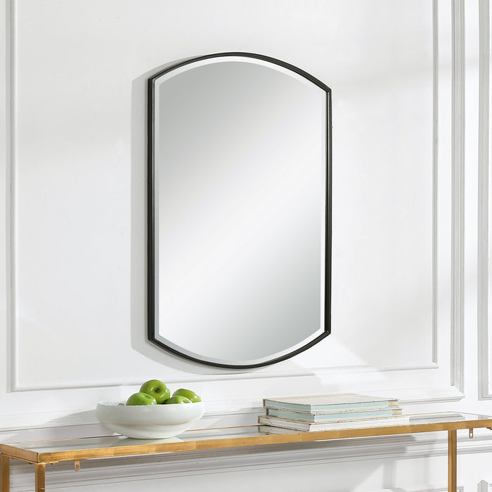 Uttermost Shield Shaped Iron Mirror 9705