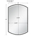 Uttermost Shield Shaped Iron Mirror 9705