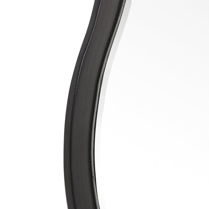 Uttermost Aneta Black Round Mirror 9693