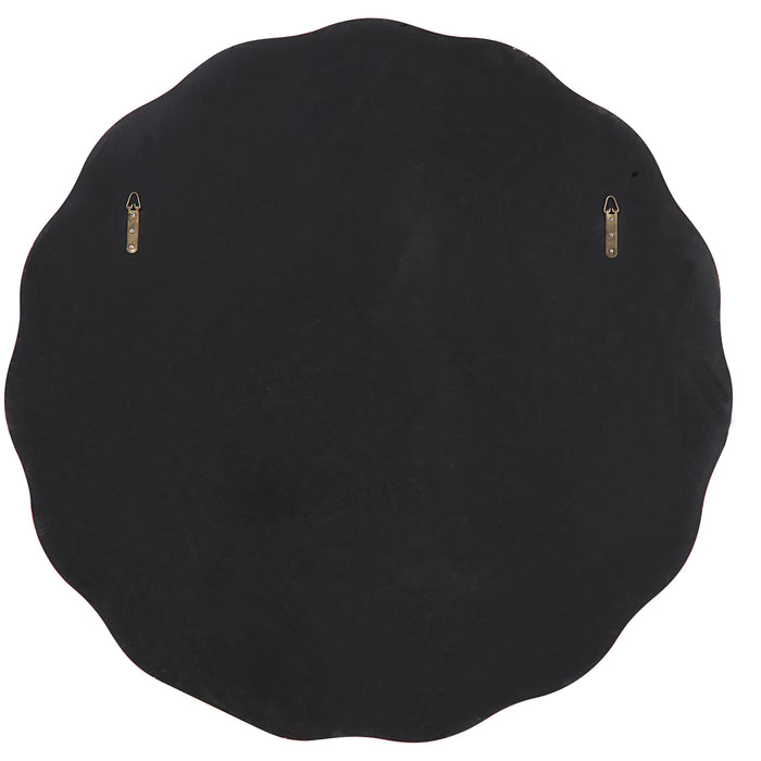 Uttermost Aneta Black Round Mirror 9693
