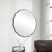 Uttermost Aneta Black Round Mirror 9693