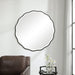 Uttermost Aneta Black Round Mirror 9693
