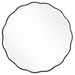 Uttermost Aneta Black Round Mirror 9693