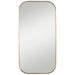 Uttermost Taft Plated Brass Mirror 09718