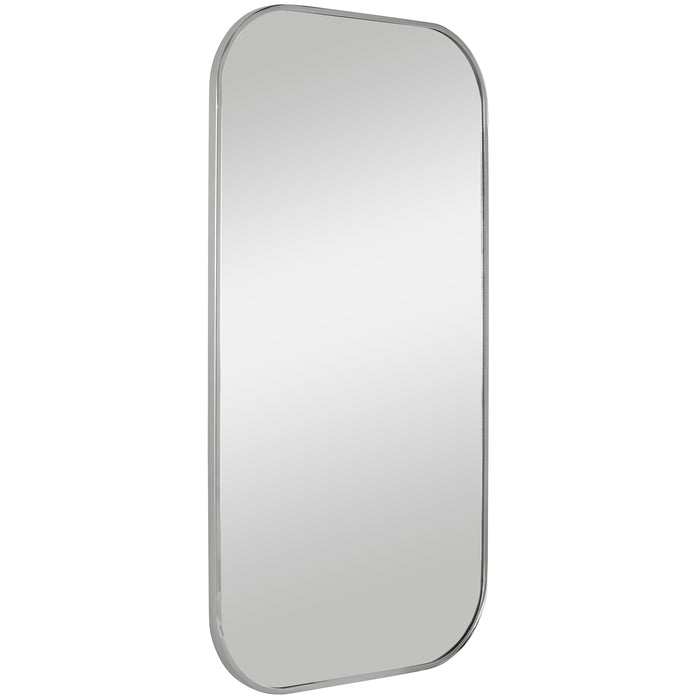 Uttermost Taft Polished Nickel Mirror 9719