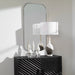 Uttermost Taft Polished Nickel Mirror 9719