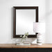 Uttermost Wythe Burnished Wood Mirror 9726