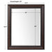 Uttermost Wythe Burnished Wood Mirror 9726