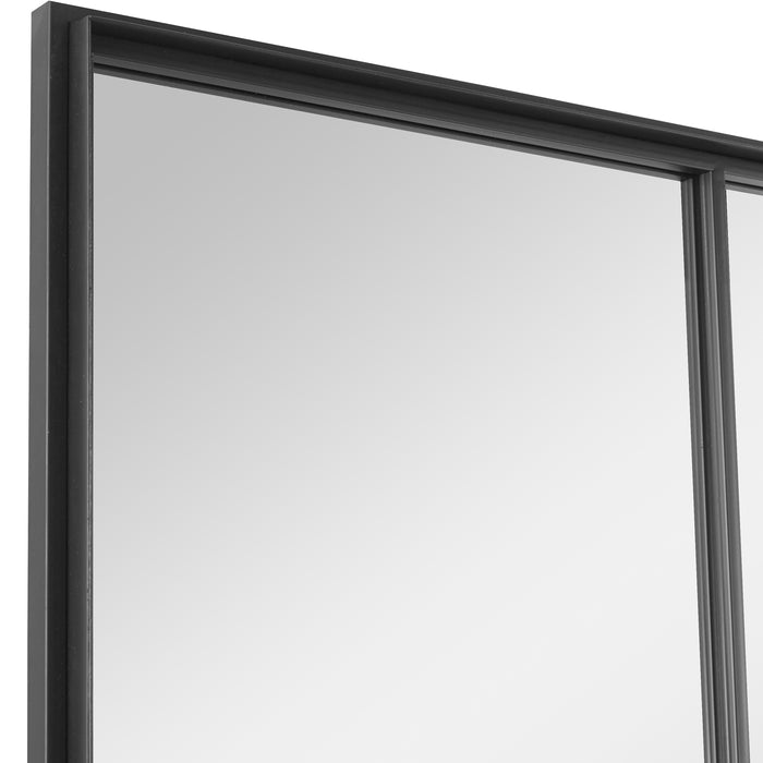 Uttermost Rousseau Iron Window Mirror 9732