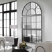 Uttermost Rousseau Iron Window Mirror 9732