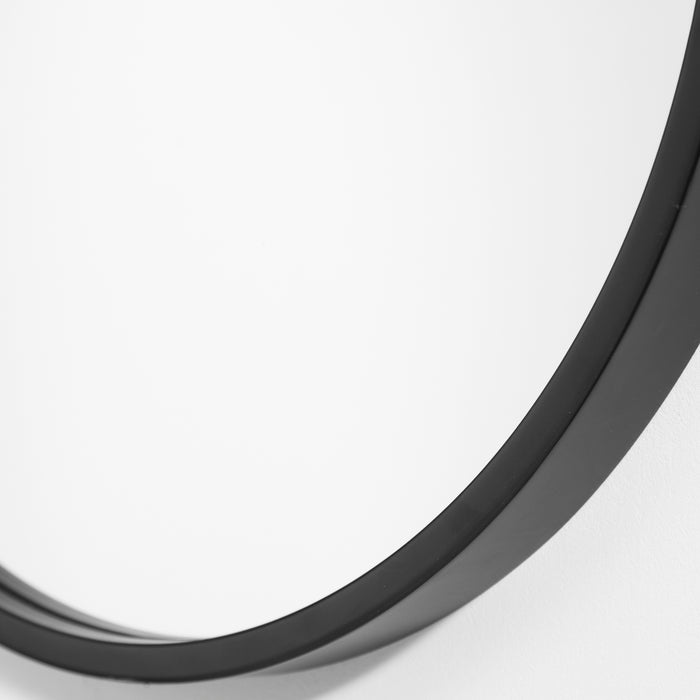 Uttermost Varina Minimalist Black Oval Mirror 9735