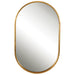 Uttermost Varina Minimalist Gold Oval Mirror 09736