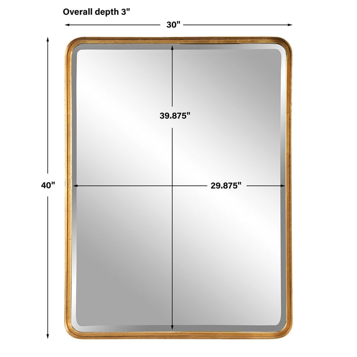 Uttermost Crofton Gold Large Mirror 9739
