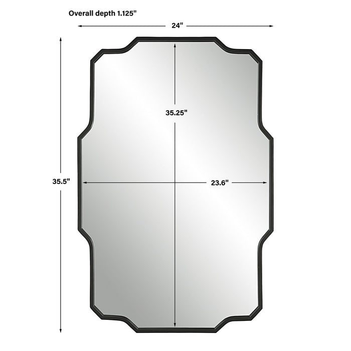 Uttermost Casmus Iron Wall Mirror 9753