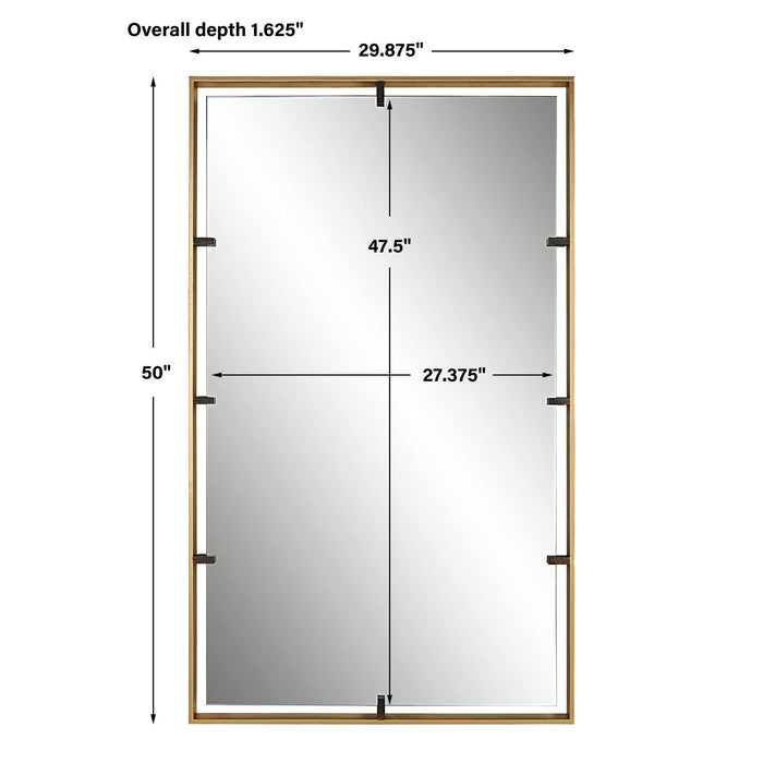 Uttermost Egon Gold Wall Mirror 9754