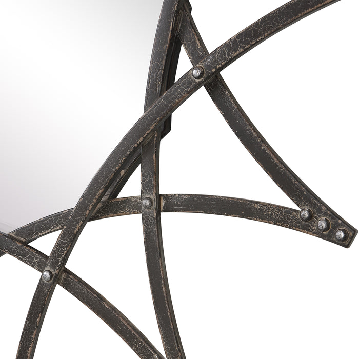 Uttermost Solaris Iron Star Mirror 9766