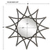 Uttermost Solaris Iron Star Mirror 9766