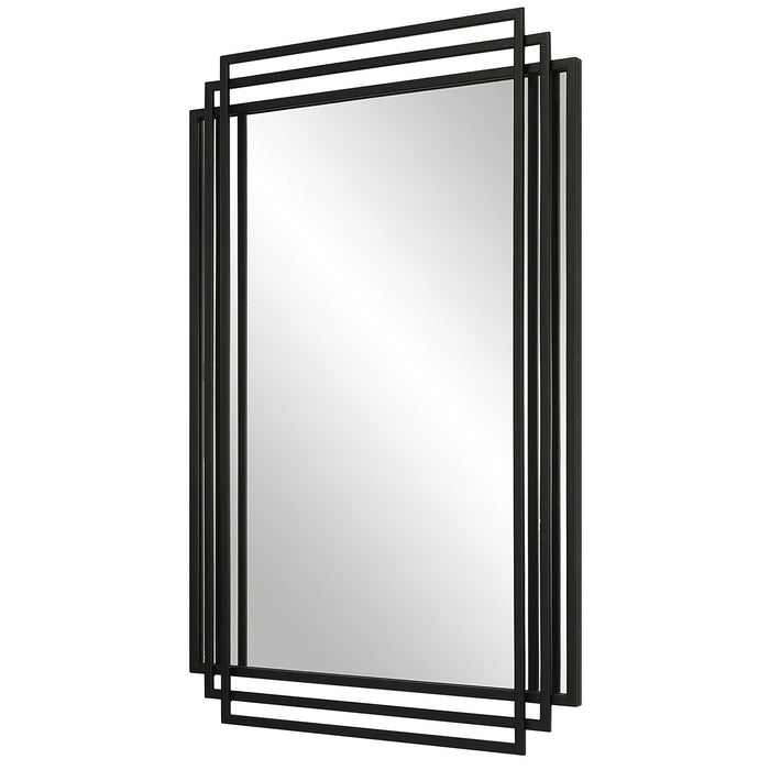Uttermost Amherst Black Iron Mirror 9768