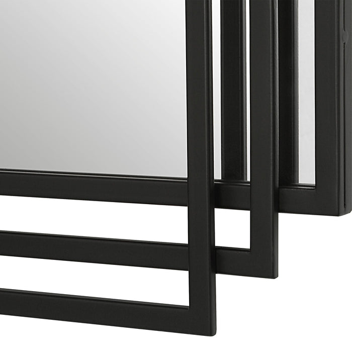Uttermost Amherst Black Iron Mirror 9768