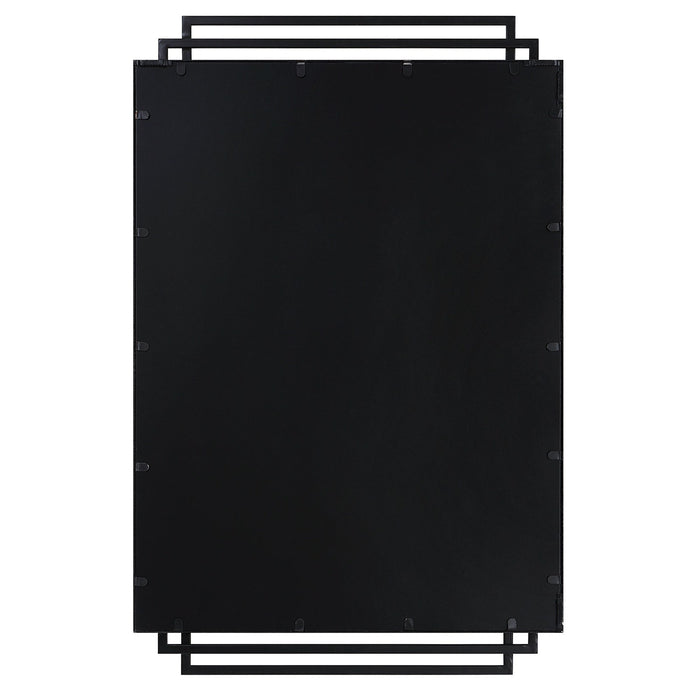 Uttermost Amherst Black Iron Mirror 9768