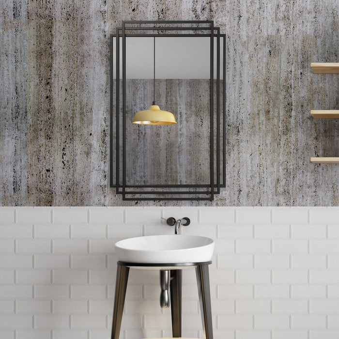 Uttermost Amherst Black Iron Mirror 9768
