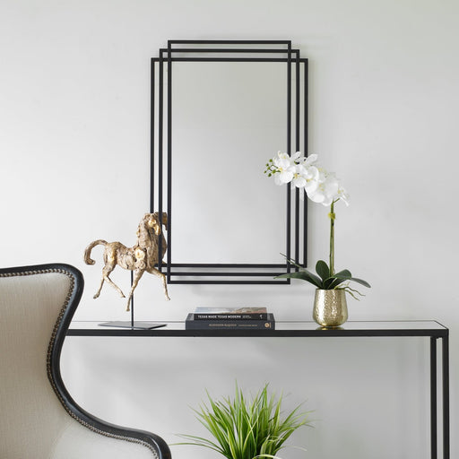 Uttermost Amherst Black Iron Mirror 9768