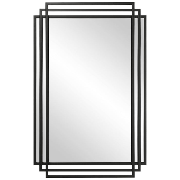 Uttermost Amherst Black Iron Mirror 9768