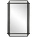Uttermost Amherst Black Iron Mirror 9768
