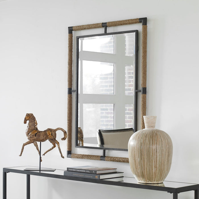 Uttermost Melville Iron & Rope Mirror 9769