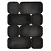 Uttermost Canute Modern Black Mirror 9774