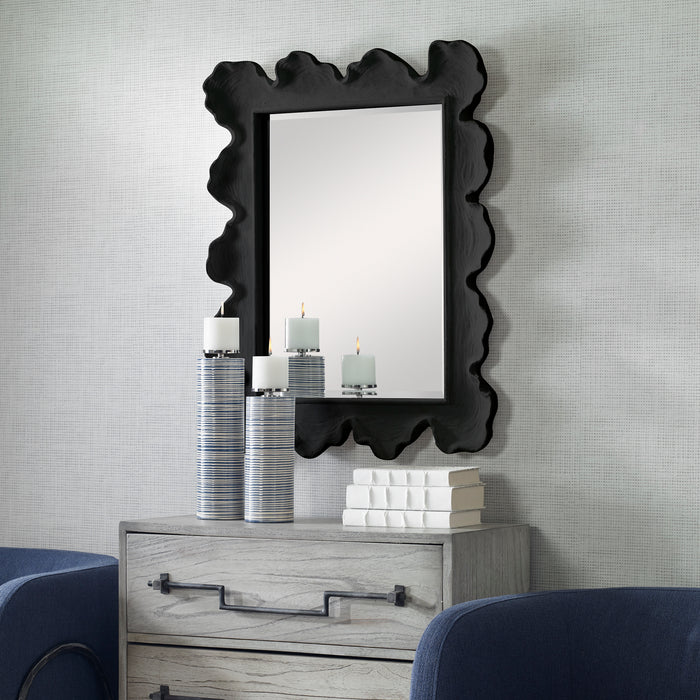Uttermost Sea Coral Black Mirror 9775