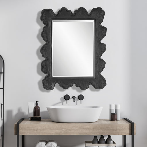 Uttermost Sea Coral Black Mirror 9775