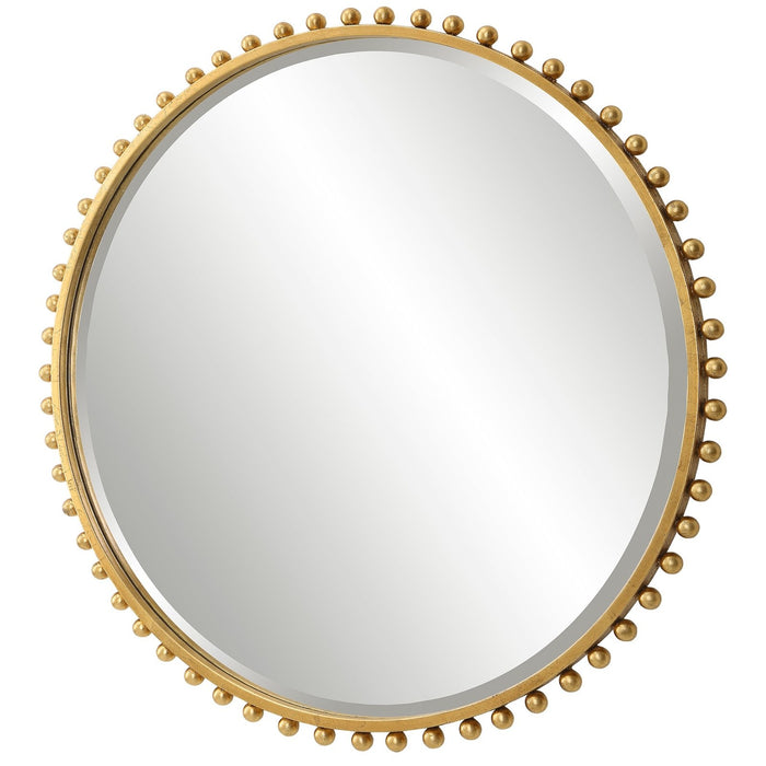 Uttermost Taza Gold Round Mirror 9777